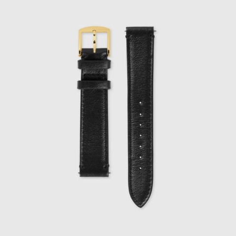 유럽직배송 구찌 GUCCI Grip leather watch strap, 35mm 595931I86A01000
