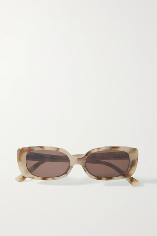 유럽직배송 VELVET CANYON + NET SUSTAIN Zou Bisou rectangular-frame tortoiseshell acetate sunglasses 36594538430160772