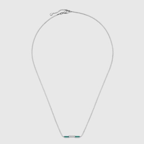 유럽직배송 구찌 목걸이 GUCCI Link to Love necklace with &#039;Gucci&#039; bar 702332J85G19053