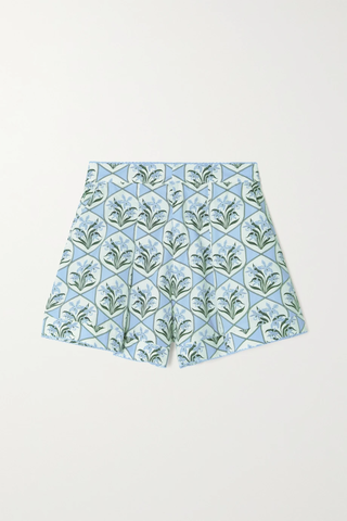 유럽직배송 아구아 바이 아구아 벤디타 AGUA BY AGUA BENDITA Toronjil floral-print cotton-poplin shorts 36856120584973264