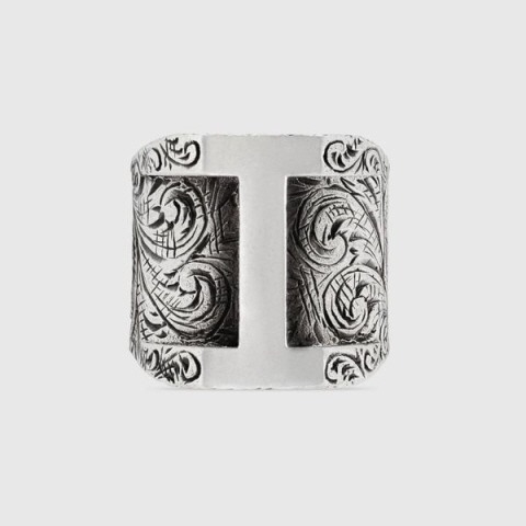 유럽직배송 구찌 반지 GUCCI Gucci I letter ring in silver 554247J84000811