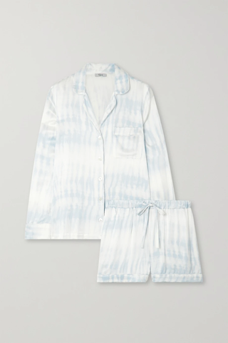 유럽직배송 레일즈 파자마 세트 RAILS Clarise striped printed satin-crepe pajama set 43769801095429833