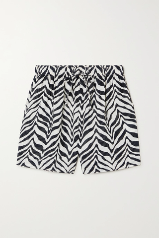 유럽직배송 페이스풀더브랜드 FAITHFULL THE BRAND Sereno zebra-print cotton-voile shorts 36856120584999565