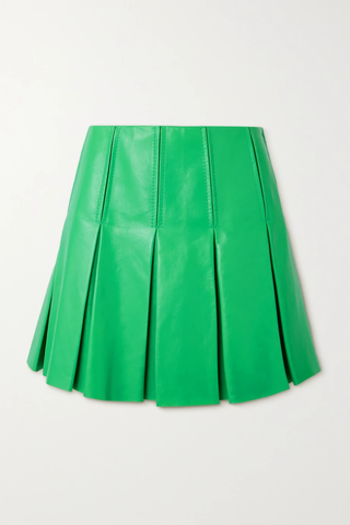 유럽직배송 보테가베네타 미니스커트 BOTTEGA VENETA Pleated leather mini skirt 38063312420168063