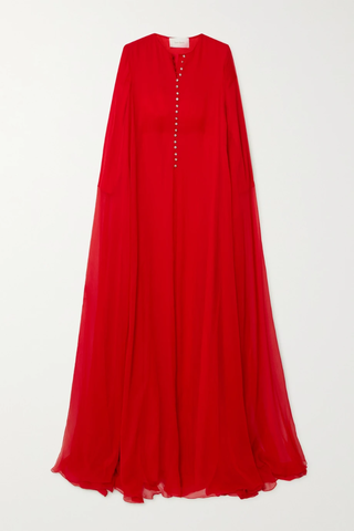 유럽직배송 SEMSEM Embellished crinkled silk-chiffon gown 38063312419920647