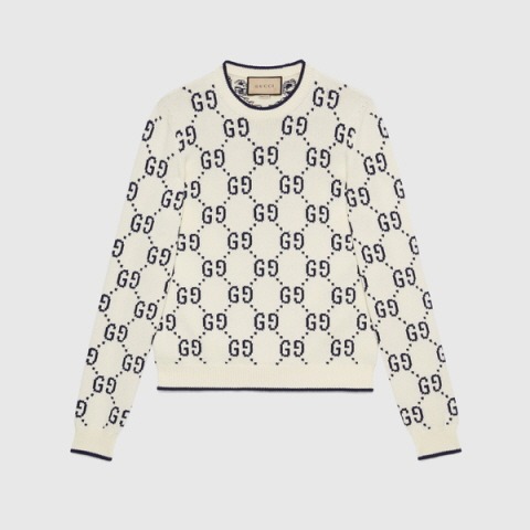 유럽직배송 구찌 스웻셔츠 GUCCI GG cotton knit sweatshirt 694767XKCDF9145