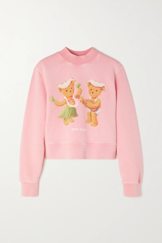 유럽직배송 팜엔젤스 스웻셔츠 PALM ANGELS Dancing Bears printed cotton-jersey sweatshirt 36856120585356643