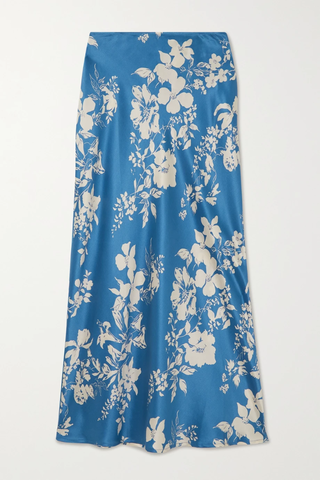 유럽직배송 리포메이션 스커트 REFORMATION Pratt floral-print silk skirt 43769801098431766