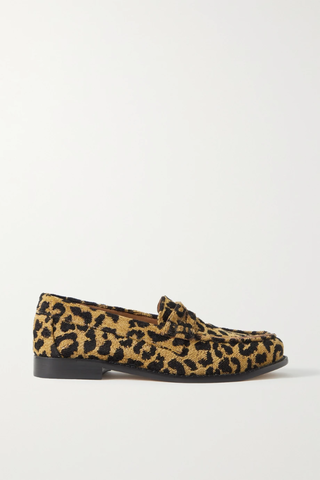 유럽직배송 리던 로퍼 RE/DONE 90s leopard-print jacquard loafers 36856120585352140