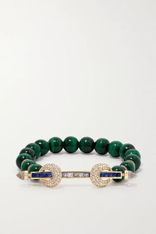 유럽직배송 ANANYA 18-karat rose gold multi-stone bracelet 29419655932534412