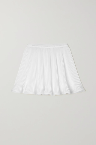 유럽직배송 지방시 미니스커트 GIVENCHY Ruffled plissé-satin mini skirt 33258524072309728