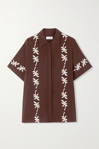 유럽직배송 마티유 셔츠 MATTEAU + NET SUSTAIN printed organic silk shirt 38063312420568995