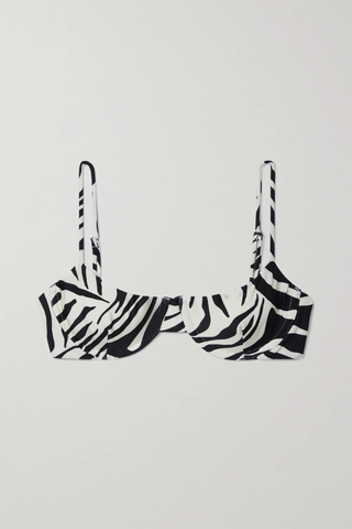 유럽직배송 HAIGHT Ligia zebra-print underwired bikini top 34344356236844052