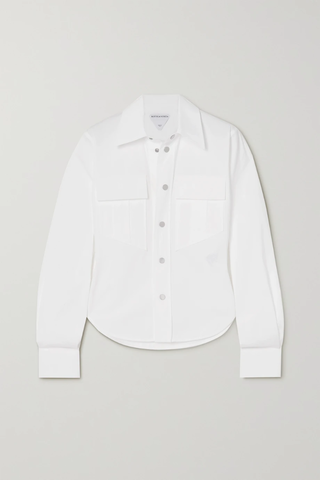 유럽직배송 보테가베네타 셔츠 BOTTEGA VENETA Stretch-cotton poplin shirt 36594538430072816