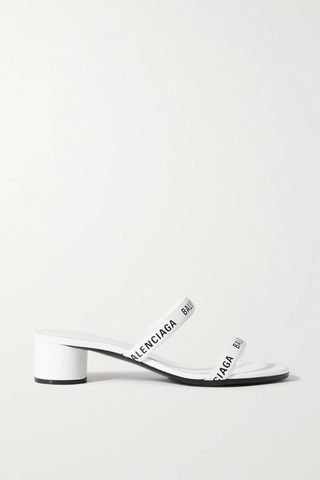 유럽직배송 발렌시아가 BALENCIAGA Logo-print leather sandals 38063312419919678