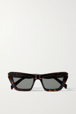 유럽직배송 생로랑 선글라스 SAINT LAURENT Cat-eye tortoiseshell acetate sunglasses 27086482324300086