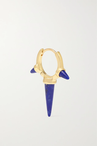 유럽직배송 마리아타쉬 싱글 귀걸이 MARIA TASH 8mm 14-karat gold lapis lazuli single hoop earring 32027475399557703
