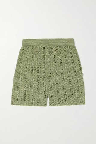 유럽직배송 SAVANNAH MORROW Lizzie crocheted Pima cotton shorts 32027475400192241