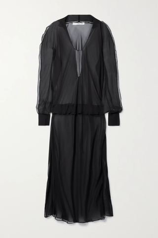 유럽직배송 크리스토퍼에스버 원피스 CHRISTOPHER ESBER Ruffled silk-georgette maxi dress 27086482323830399