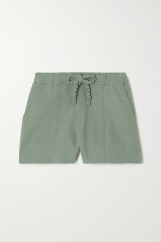 유럽직배송 가니 GANNI Organic cotton-twill shorts 29419655932385758
