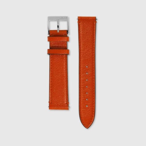 유럽직배송 구찌 GUCCI Grip leather watch strap, 38mm 596403I18G08604