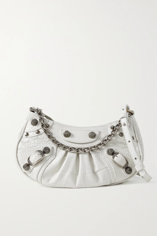 유럽직배송 발렌시아가 숄더백 BALENCIAGA Le Cagole mini studded croc-effect leather shoulder bag 38063312418856901