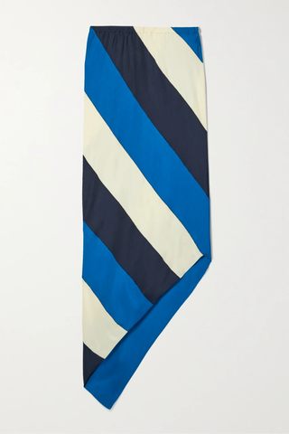 유럽직배송 마르니 스커트 MARNI Asymmetric striped satin-jersey maxi skirt 34344356236735011