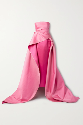 유럽직배송 캐롤리나헤레라 CAROLINA HERRERA Strapless layered silk-satin gown 32027475400036499