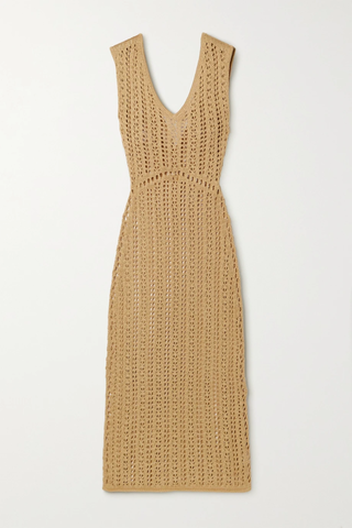 유럽직배송 SAVANNAH MORROW Tallara open-back crocheted Pima cotton maxi dress 32027475400192235