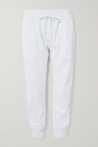 유럽직배송 제임스펄스 트랙팬츠 JAMES PERSE Jersey-trimmed cotton-gabardine track pants 33258524072635139