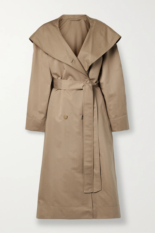 유럽직배송 더로우 코트 THE ROW Augusta double-breasted belted cotton and silk-blend poplin coat 38063312419858546
