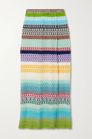유럽직배송 미쏘니 스커트 MISSONI Mare metallic crochet-knit maxi skirt 32027475400243205