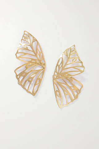 유럽직배송 제니퍼피셔 귀걸이 JENNIFER FISHER Medium Butterfly gold-plated earrings 1647597278880567