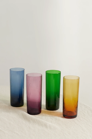 유럽직배송 라더블제이 LA DOUBLEJ Set of four Murano glass tumblers 36856120585101005