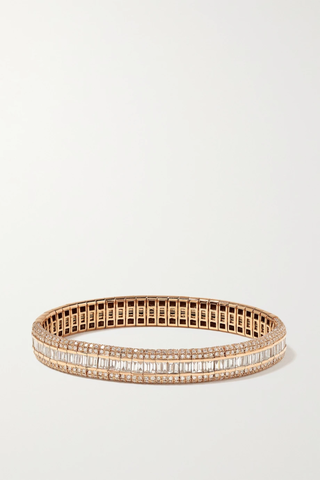 유럽직배송 SHAY 18-karat rose gold diamond stretch bracelet 36856120585551881