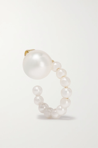 유럽직배송 소피빌리브라헤 귀걸이 SOPHIE BILLE BRAHE Lien de Perles 14-karat gold pearl single earring 1647597277616677