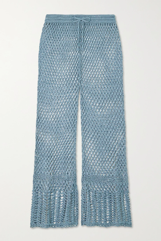 유럽직배송 컬트가이아 CULT GAIA Iriel crochet-knit flared pants 34344356237175644