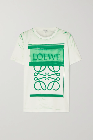 유럽직배송 로에베 티셔츠 LOEWE Printed cotton-jersey T-shirt 43769801097466149
