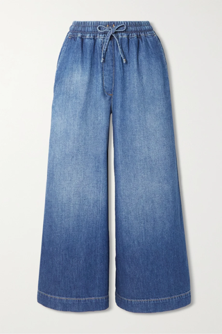 유럽직배송 로에베 청바지 LOEWE Cropped high-rise wide-leg jeans 43769801097466485
