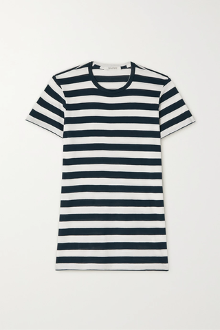 유럽직배송 닐리로탄 티셔츠 NILI LOTAN Lana striped cotton-jersey T-shirt 43769801095478346
