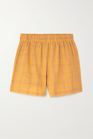 유럽직배송 ELSE Checked cotton-flannel shorts 45666037504971641