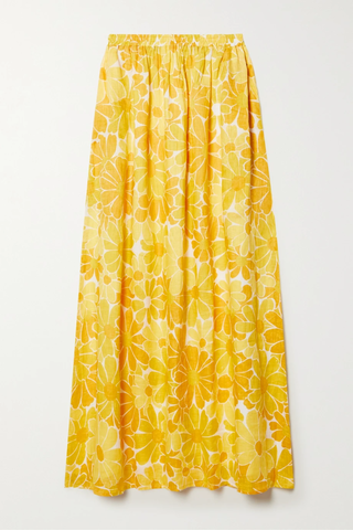 유럽직배송 페이스풀더브랜드 스커트 FAITHFULL THE BRAND Danita floral-print linen maxi skirt 38063312420568601
