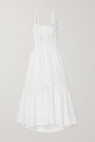 유럽직배송 CHARO RUIZ Irene tiered broderie anglaise cotton-blend maxi dress 38063312420559727
