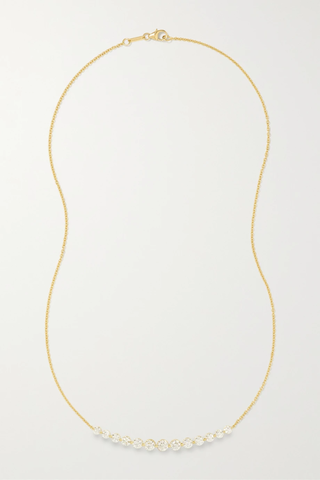 유럽직배송 아니타고 목걸이 ANITA KO Cosmic Crescent 18-karat gold diamond necklace 38063312418586138