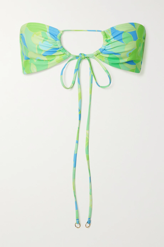 유럽직배송 페이스풀더브랜드 비키니 FAITHFULL THE BRAND Arriba strapless cutout printed stretch-ECONYL bikini top 38063312420568955