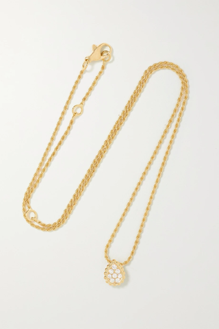 유럽직배송 부쉐론 목걸이 BOUCHERON Serpent Bohème 18-karat white gold, aquaprase and diamond necklace 11452292645161174