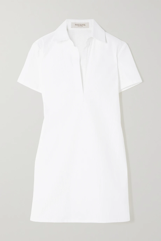유럽직배송 지우리바 헤리티지 셔츠원피스 GIULIVA HERITAGE Lucrezia ribbed cotton mini shirt dress 33258524072549166