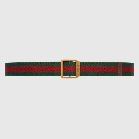 유럽직배송 구찌 여성벨트 GUCCI Web belt with rectangular buckle 700339HE2VT8742