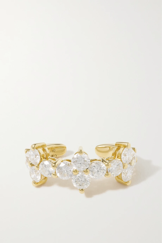 유럽직배송 아니타고 이어 커프 ANITA KO Vivi 18-karat gold diamond ear cuff 38063312418589368
