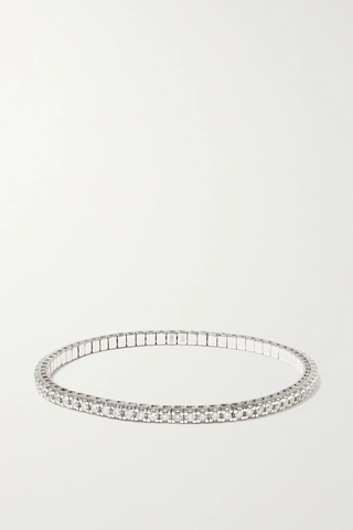 유럽직배송 SHAY 18-karat white gold diamond stretch bracelet 36856120585551889